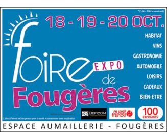 Retrouvez-nous à La Foire Expo de Fougères !